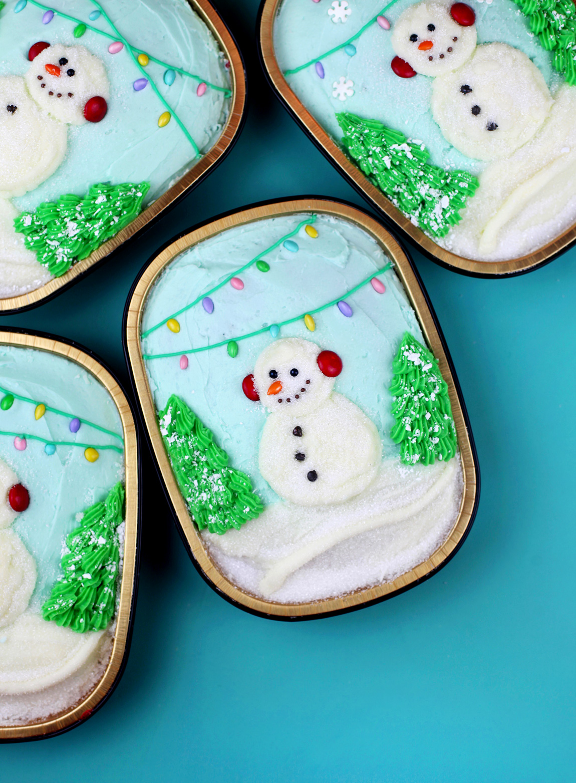 Snowman Snack Cakes