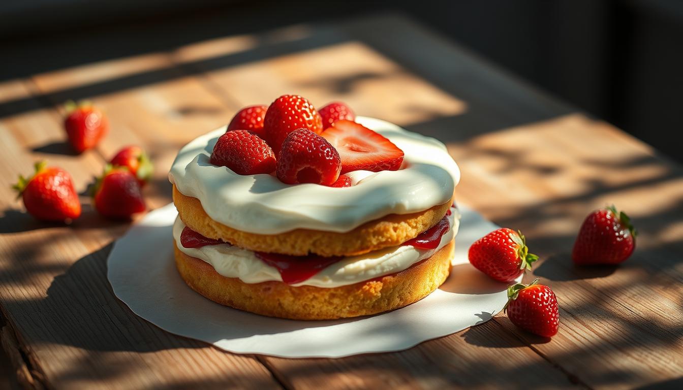 Strawberry Shortcake Poke Cake