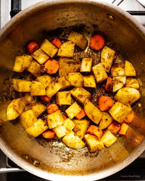 Sautéing Vegetables