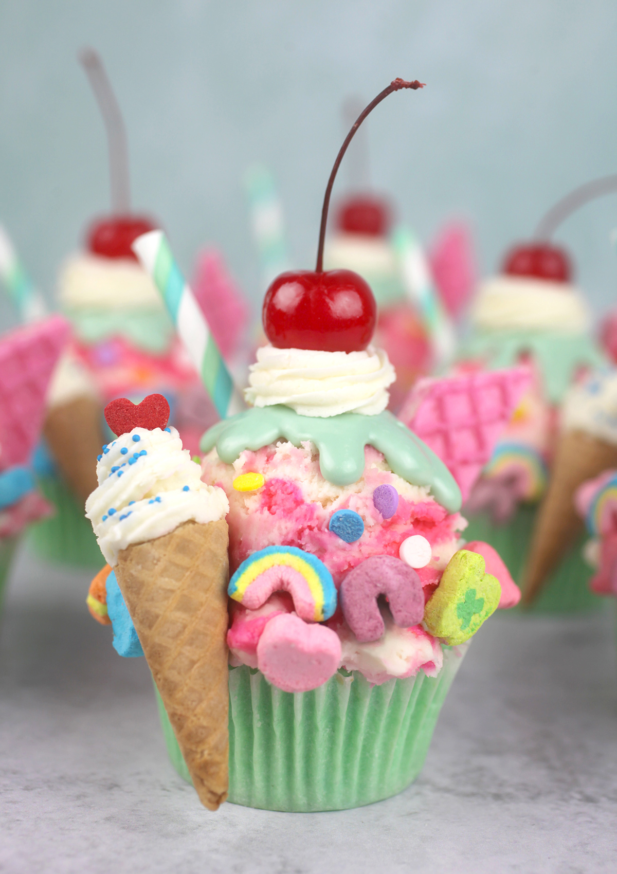 Buttercream Explosion Cupcakes