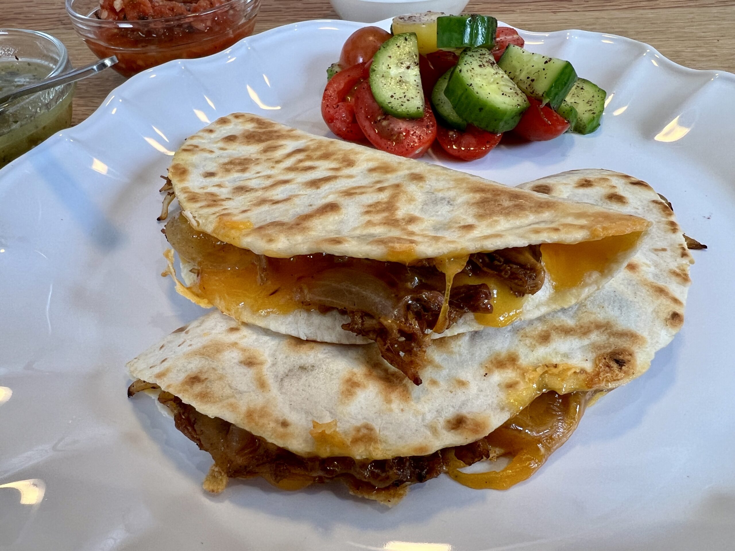 Crispy Carnitas Quesadilla