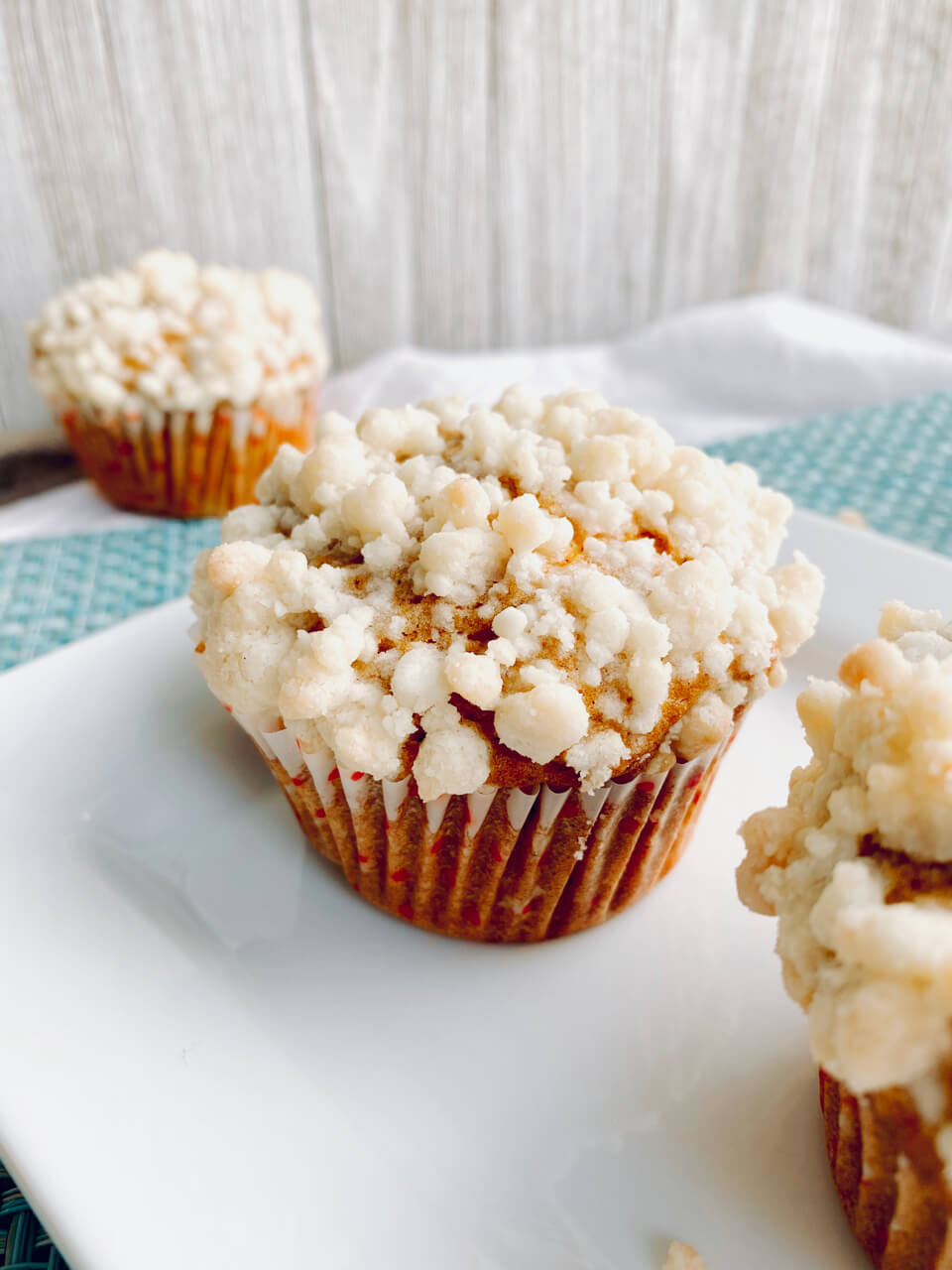 Pumpkin Cheesecake Streusel Muffins
